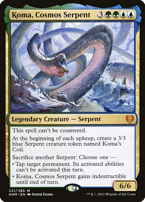 Koma, Cosmos Serpent — Kaldheim