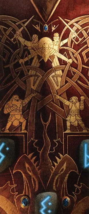 Art detail — Showdown of the Skalds
