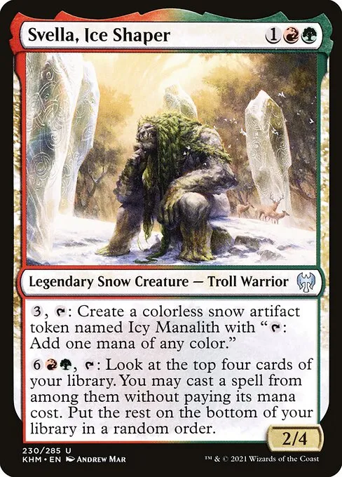 Svella, Ice Shaper — Kaldheim