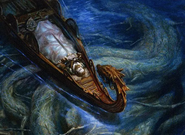 Art detail — Funeral Longboat