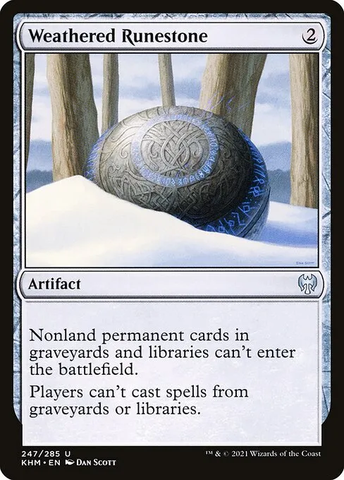 Weathered Runestone — Kaldheim
