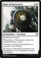 Rune of Sustenance — Kaldheim