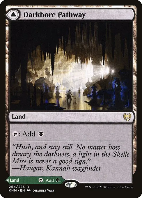 Darkbore Pathway // Slitherbore Pathway — Kaldheim