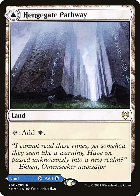Hengegate Pathway // Mistgate Pathway — Kaldheim