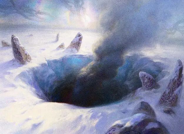 Art detail — Snowfield Sinkhole