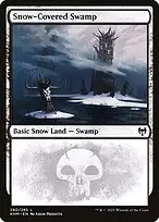 Snow-Covered Swamp — Kaldheim