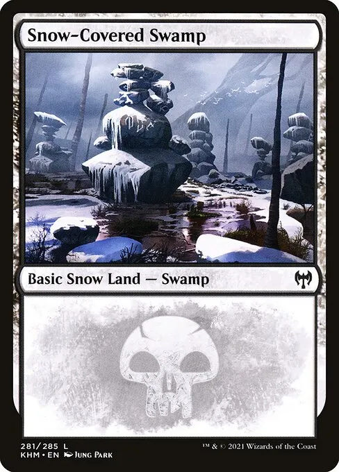 Snow-Covered Swamp — Kaldheim