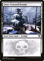 Snow-Covered Swamp — Kaldheim