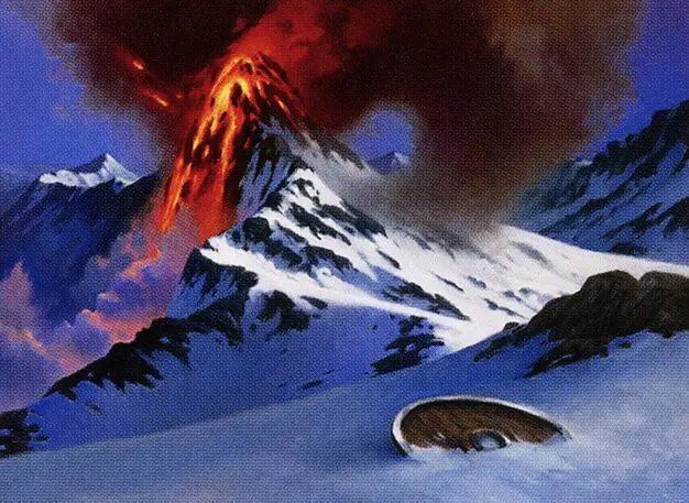 Art detail — Snow-Covered Mountain