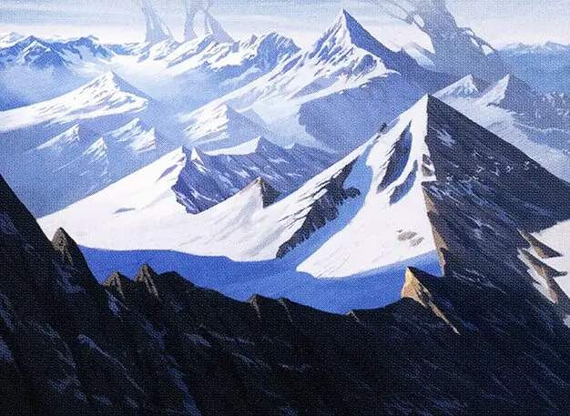 Art detail — Snow-Covered Mountain