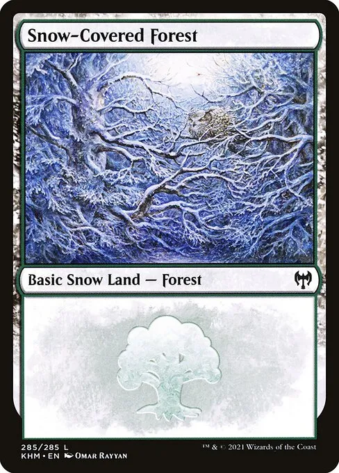 Snow-Covered Forest — Kaldheim