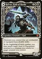 Halvar, God of Battle // Sword of the Realms — Kaldheim