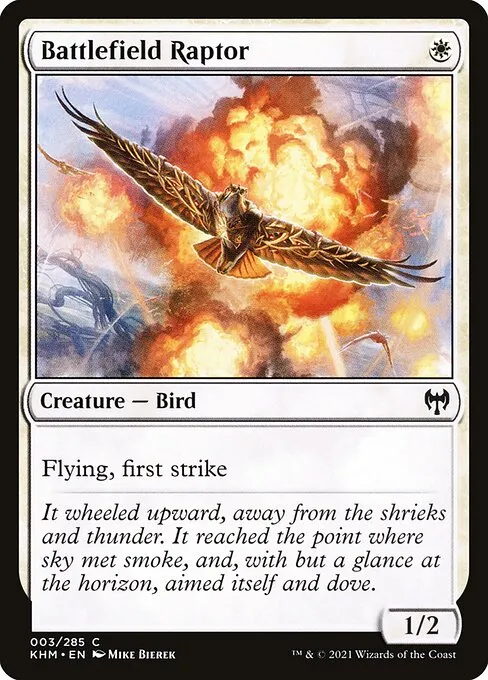 Battlefield Raptor — Kaldheim