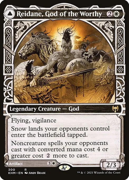 Reidane, God of the Worthy // Valkmira, Protector's Shield — Kaldheim