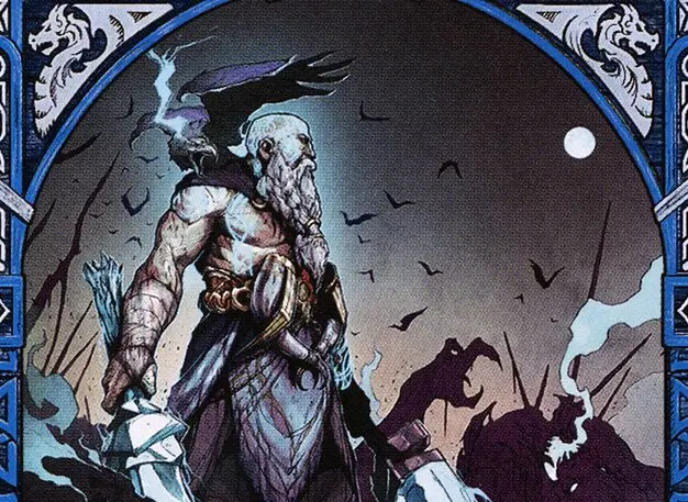 Art detail — Alrund, God of the Cosmos // Hakka, Whispering Raven