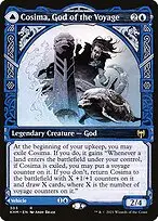 Cosima, God of the Voyage // The Omenkeel — Kaldheim