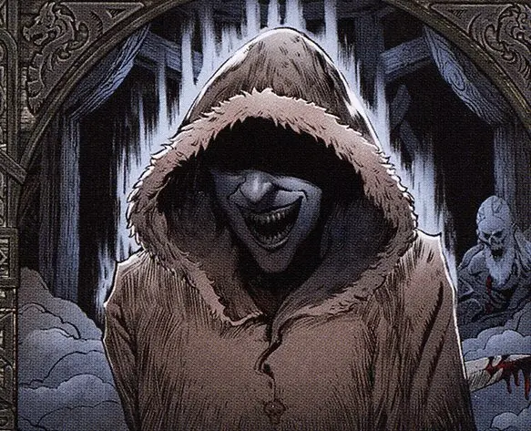 Art detail — Valki, God of Lies // Tibalt, Cosmic Impostor