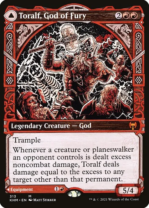 Toralf, God of Fury // Toralf's Hammer — Kaldheim