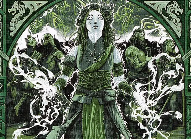 Art detail — Esika, God of the Tree // The Prismatic Bridge