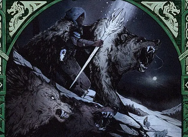 Art detail — Jorn, God of Winter // Kaldring, the Rimestaff