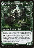 Kolvori, God of Kinship // The Ringhart Crest — Kaldheim