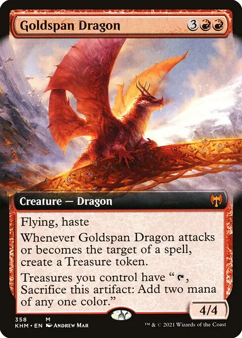 Goldspan Dragon — Kaldheim