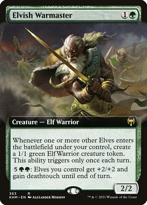 Elvish Warmaster — Kaldheim