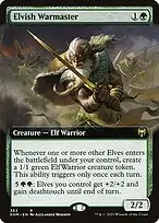 Elvish Warmaster — Kaldheim