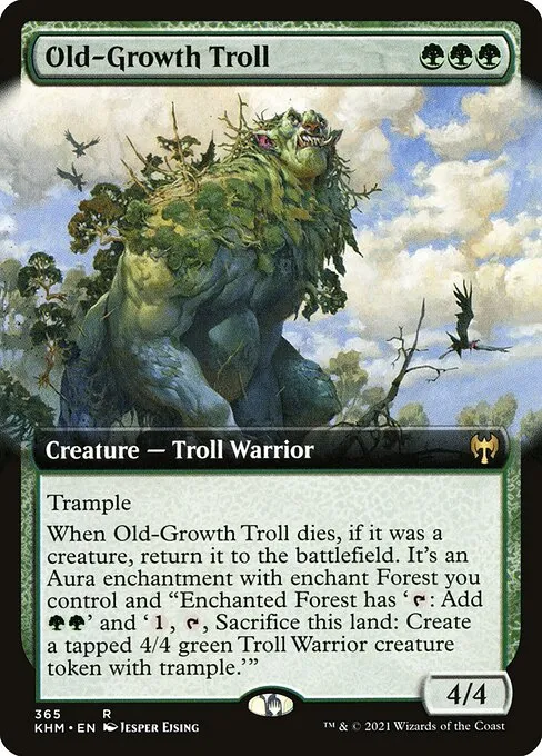 Old-Growth Troll — Kaldheim