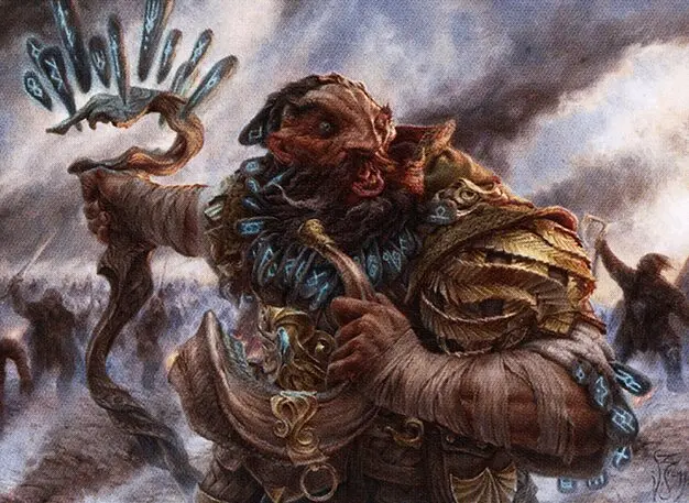 Art detail — Warchanter Skald