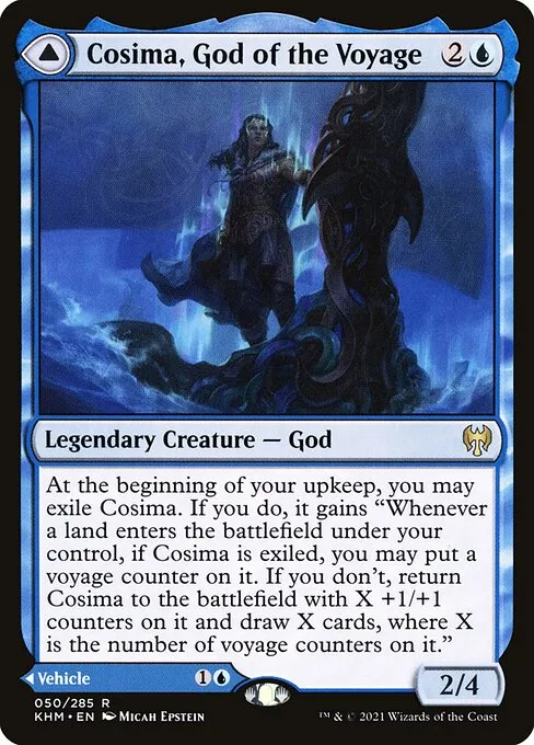 Cosima, God of the Voyage // The Omenkeel — Kaldheim