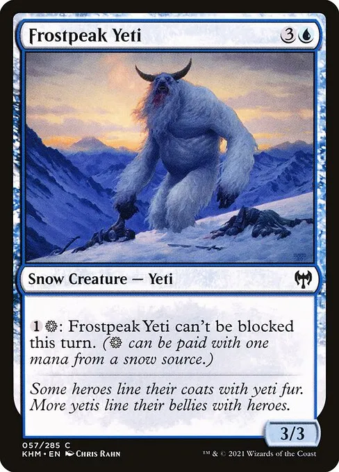 Frostpeak Yeti — Kaldheim