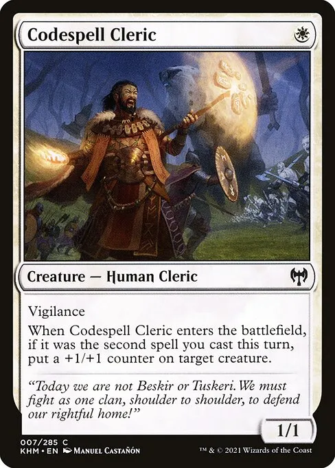 Codespell Cleric — Kaldheim