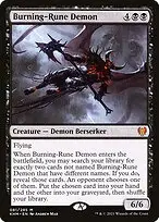 Burning-Rune Demon — Kaldheim