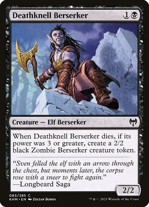 Deathknell Berserker — Kaldheim