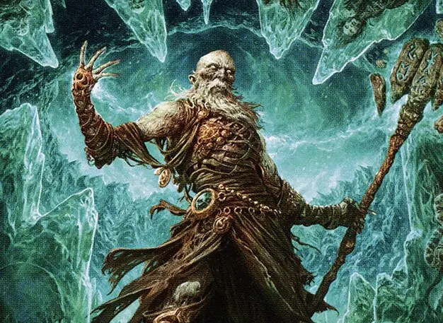 Art detail — Draugr Necromancer