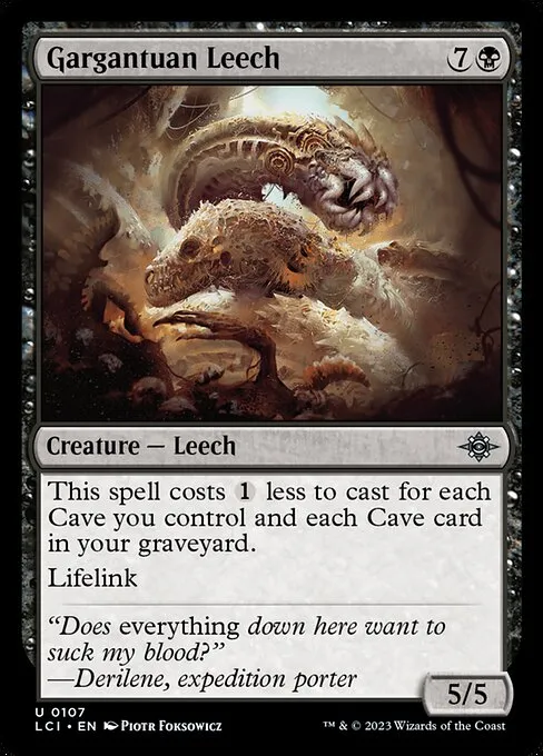 Gargantuan Leech — The Lost Caverns of Ixalan