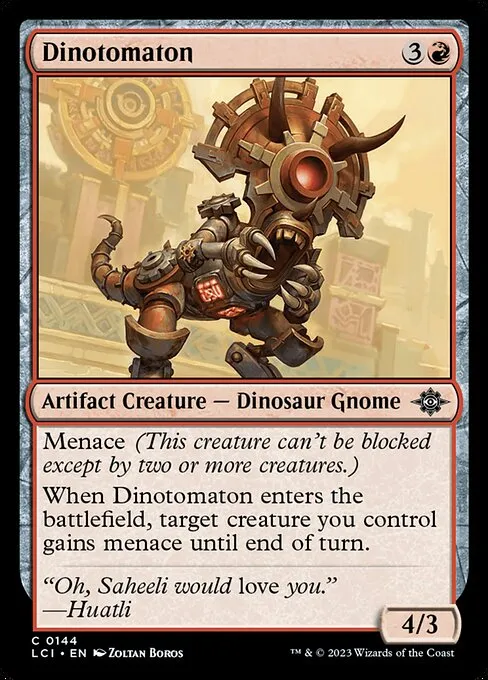 Dinotomaton — The Lost Caverns of Ixalan