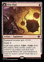 Dire Flail // Dire Blunderbuss — The Lost Caverns of Ixalan