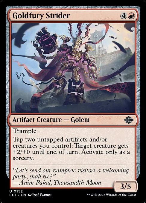 Goldfury Strider — The Lost Caverns of Ixalan