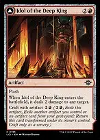 Idol of the Deep King // Sovereign's Macuahuitl — The Lost Caverns of Ixalan