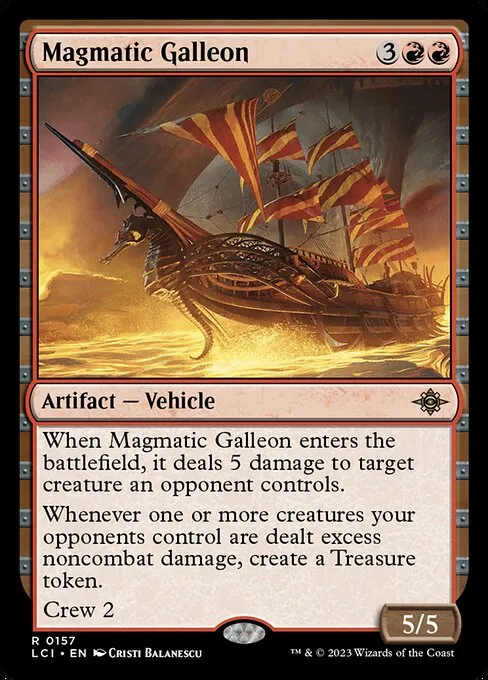 Magmatic Galleon — The Lost Caverns of Ixalan