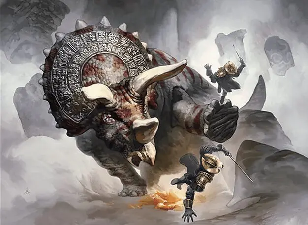 Art detail — Rampaging Ceratops
