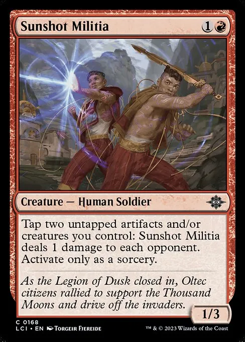Sunshot Militia — The Lost Caverns of Ixalan