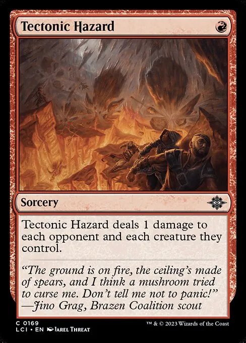 Tectonic Hazard — The Lost Caverns of Ixalan
