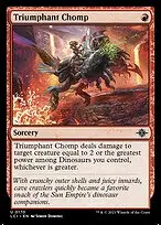 Triumphant Chomp — The Lost Caverns of Ixalan