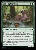 Basking Capybara — The Lost Caverns of Ixalan