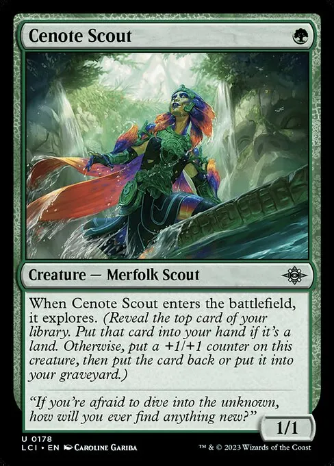 Cenote Scout — The Lost Caverns of Ixalan