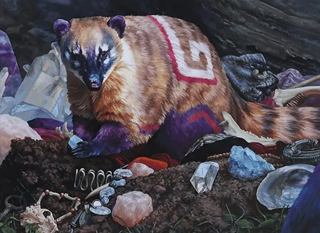 Art detail — Coati Scavenger