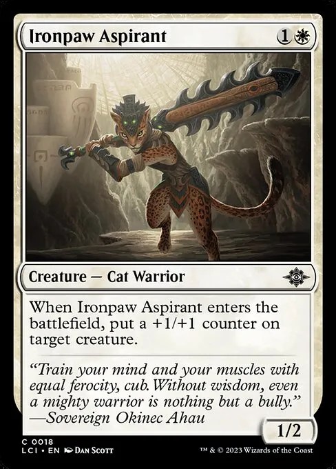 Ironpaw Aspirant — The Lost Caverns of Ixalan